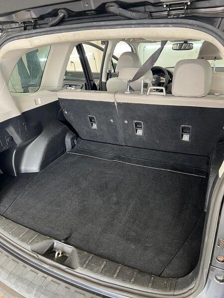 After the back cargo area has had an interior detailing service by Andy's Autowash and it is dirt free and clean.
